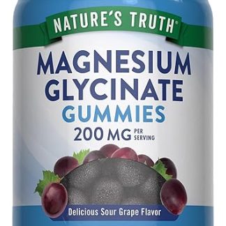 Nature's Truth, Magnesium Glycine, Delicious Sour Grape, Gummies 60 Count