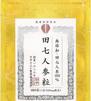 Nonaka Rhino Nonaka Seven Ginseng Seed Supplement, 30 Day 180 Tablets, Additive-Free, 100%