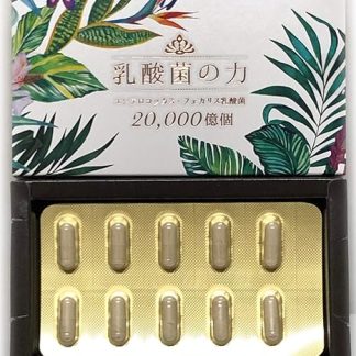 FLORA COLLECTION The Power of Lactic Acid Bacteria, 20,000 (2 Trillion) Pieces, 250 mg x 60 Capsules