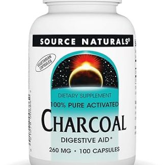 Activated Charcoal (Activated Carbon) 260 mg 100 capsules