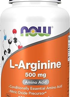 NOW Foods L-Arginine, 500 mg, 250 Tablets
