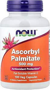 Ascorbyl Palmitate (500mg) 100 Capsules (Overseas Direct Shipping)