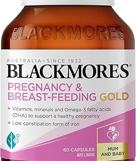 Black Moise Pregnancy & Breastfeeding, Gold, 60 Capsules
