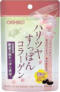 Orihiro Haritsuya Supon Collagen, 60 Tablets