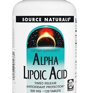 Source Naturals Alpha Lipoic Acid Time Release (300 mg) 120 Tablets