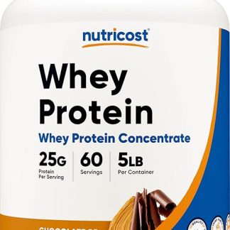 Nutricost Whey Protein Concentrate 5LB (Chocolate Peanut Butter) NON-GMO Gluten Free