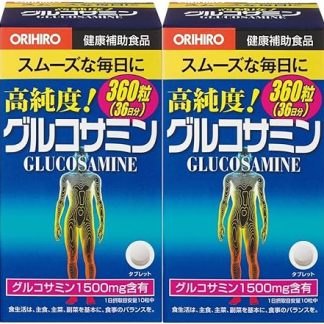 Orihiro Glucosamine Pills, 360 Tablets, 36 Day Supply, Set of 2