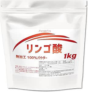 JAY&CO. Malic Acid 100% Unprocessed (2.2 lbs (1 kg)