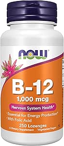 Now Foods B-12 250 LOZ 1000 mcg