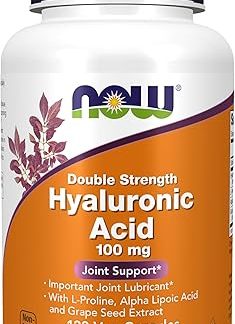 Double Strength Hyaluronic Acid 100 mg 120 Veggie Capsules
