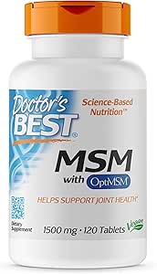 Doctor's Best, OptiMSM (Opti-MSM), 1,500 mg, 120 Tablets