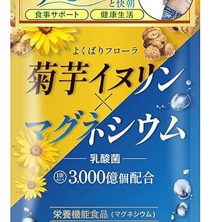 Magnesium Oxide x Jerusalem Artichoke Inulin Indigestible Dextrin Supplement [Doctor Supervised] Carbohydrate Relief Habit, Dietary Fiber, Minerals, 300 Billion Lactobacillus, Probiotics, Bifidobacteria, Gut Health (Nutritional Functional Food) Made in Japan, Additive-Free, 1 Bag (30-day supply)