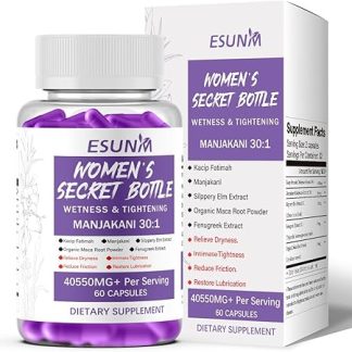 Delicate Zone Supplement, Vaginal Care Supplement, Moisturize and Tighten the Vagina, Vegetable Capsules, Moisturize and Firm from the Inside, 60 Tablets