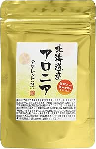 Hokkaido Alonia Tablets, 60 Tablets, 0.8 oz (235 mg) of Alonia Extract Powder, Alonia Supplement, Anthocyanine