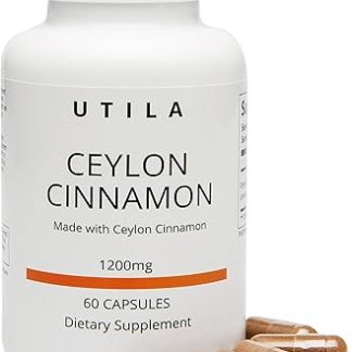 Ceylon Cinnamon Powder, Ceylon Cinnamon 600mg 60 Capsules per Capsule