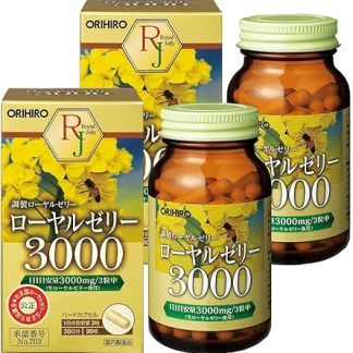 Set of 2 Orihiro Royal Jelly 3000, 90 Tablets x 2 Packs