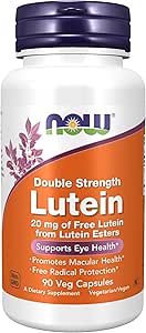 NaFoods Lutein 20 mg (Formerly Lutein Ester 40 mg) 90 Vegetable Capsules