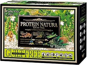 Esthe Pro Labo Protein, Natura, Granpro Double Matcha, 20 Bags, 100% Vegetable Protein, Soy, Germinated Brown Rice, Pea Protein Blend, Guilt-Free Pro Lab Holdings