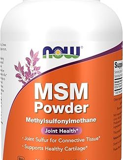 NOW Foods MSM Pure Powder, 1 Pound by Now Foods