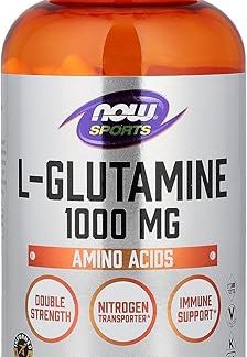 Now Foods, L-Glutamine, 1000 mg, 240 Capsules