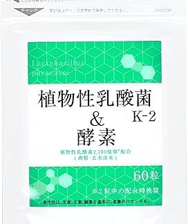 Kojien Pharmaceutical (Pouch Type), Vegetable Lactobacillus K-2 & Enzyme, 60 Tablets x 1 Bag