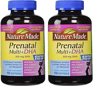 Nature Made Prenatal Multi + Dha, 200mg, 300 Softgels by Nature Made