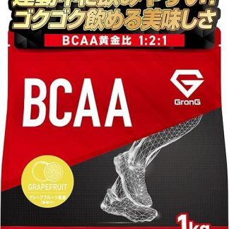 GronG BCAA Supplement Amino Acid Powder Essential Amino Acids 1kg Grapefruit Flavor GronG