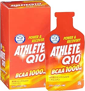 ATHLETE Q10 BCAA GEL (Pack of 6), Uses Kaneka Reducing Coenzyme Q10