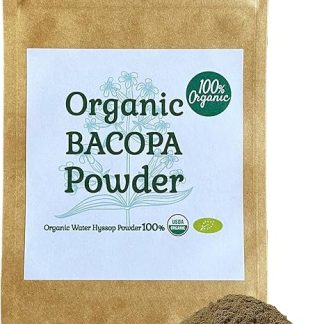100% Organic Bacopa (Brahmi) Powder/BACOPA (Brahmi) Powder Ayurvedic Otomeaazena Waterhyssop [Mentalist's Acclaimed Supplement] 3.5 oz (100 g)