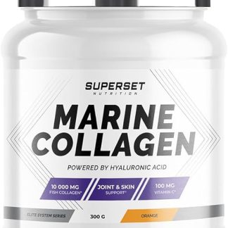 Superset Nutrition - Морской коллаген (300 г) - Коллаген - Высококачественный морской коллаген! - Апельсиновый цвет