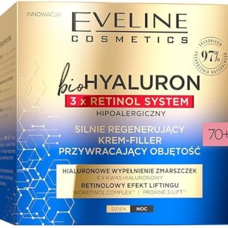 Eveline Cosmetics Интенсивный регенерирующий крем с тройным ретинолом и 6 видами гиалуроновой кислоты, 50 мл