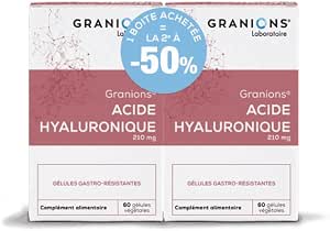 Granions Гиалуроновая кислота, 2 x 60 вегетарианских капсул.