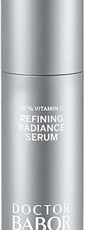 Сыворотка для лица DOCTOR BABOR Refining Radiance Serum с витамином С, гиалуроновой кислотой, омега-3 жирными кислотами и витамином Е борется с морщинами и окислительным стрессом, делая кожу гладкой, сияющей и ровной.
