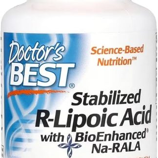 Doctor's Best - стабилизированная кислота R-липоик (BioEnhanced Na-RALA) | Soutien de l'équilibre energétique et de la santé cell - 60 гелей