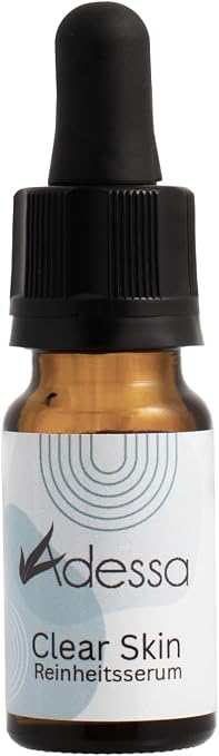 Очищающая сыворотка для кожи Adessa Clear Skin Purification Serum с салициловой кислотой, маслом чайного дерева и гиалуроновой кислотой, подходит для нормальной и сухой кожи, борется с высыпаниями и акне.