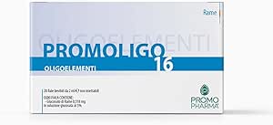 Микроэлементы Promoligo от Promo Pharma, 20 ампул по 2 мл (16 молекул меди)