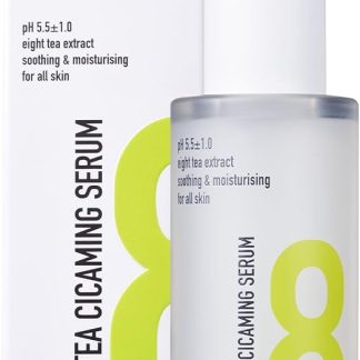 BOM Eight Tea Cicaming Serum – Сыворотка Visage Apaisant Coréen aux 8 Extraits de Thé и Centella, Répare & Renforce la Barrière, Peaux Sensibles, Anti-Age, Éclat & Fermeté, Peau Repulpée | К-Бьюти 38мл