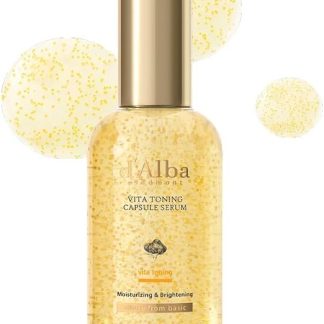 d'Alba Piedmont Vita Toning - Сыворотка в капсулах - ежедневный витаминный бустер для сияющей кожи - формула с двойной витаминной ценностью - большой объем (100 мл)