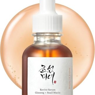 Сыворотка для лица Beauty of Joseon Serum Line Revive с женьшенем и муцином улитки, 30 мл, 1 жидкая унция.