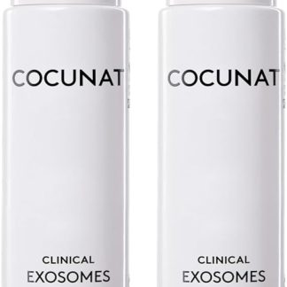COCUNAT Lot de 2 Exosomes CLINICAL - Sérum Visage aux Exosomes - Réduit les rides et restaure la Fermeté - Redéfinit le Contour du Visage - Matin et soir - 60 мл
