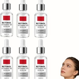 Sérum doux au rétinol pour le Visage - Сыворотка антивозрастная пищевая quotidien для типов peau, текстуры lisse и éclatante - Maintient the peau dans un état Souple et Sain - 6 шт.
