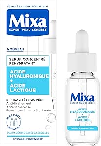 Garnier Mixa - Увлажняющая концентрированная сыворотка – для обезвоженной и чувствительной кожи – обогащена гиалуроновой и молочной кислотами – 30 мл