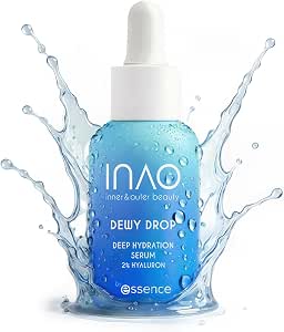INAO Skincare - Dewy Drop Deep Hydrating Serum - сыворотка с гиалуроновой кислотой, магнием, натрием PCA - для здоровой кожи - увлажняющая, гладкая и освежающая.