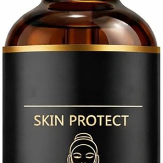 Skin Protect Sérum антивозрастная сыворотка для черных женщин, формула à l'huile de barrette noire, Soulage les cernes, lisse les rides et rideles, лифтинг-эффект, pour peaux secèches, травы и зрелые (1 штука)
