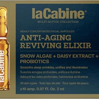 La Cabine Elixir Anti-aging Revive, 10 ампул по 2 мл, без маркировки.