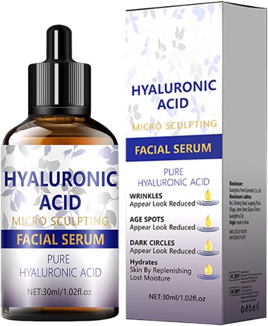Acid Hyaluronique Anti, Effet Raffermissant, 30 мл, Hydratant Pour Peaux Sensibles, Сыворотка Raffermissant Pour La Peau, Application Facile, Pour Femme, Quotidien, Voyage, Nuit
