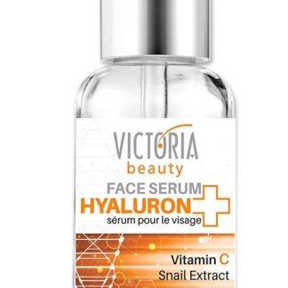 Victoria Beauty - Сыворотка для лица с высоким содержанием витамина С и гиалуроновой кислоты, антивозрастная сыворотка для лица с экстрактом слизи улитки для молодого и сияющего лица, 20 мл