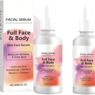 Сыворотка Finones Vitamin Serum для кожи лица и тела, антивозрастная и укрепляющая сыворотка, универсальная сыворотка для лица и тела, с витамином С, укрепляющая эссенция, увлажняет (2)