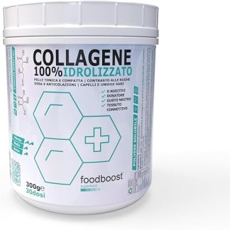 Коллагеновый порошок foodboost 300 г - Эластичность кожи, волос, ногтей, суставов, соединительной ткани - нейтральный, 100% натуральный.