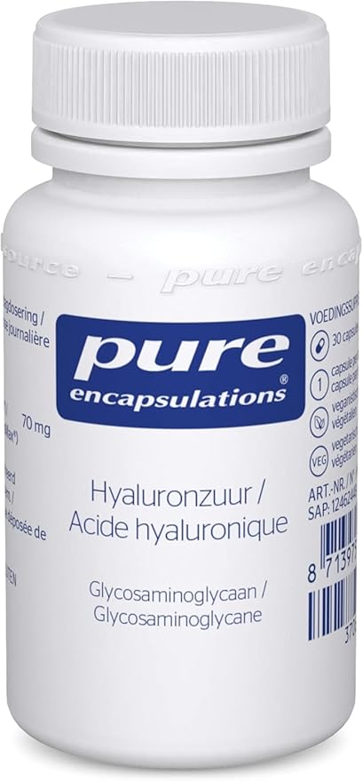 Pure Encapsulations - Гиалуроновая кислота - Помогает поддерживать нормальную структуру и эластичность кожи - 30 капсул